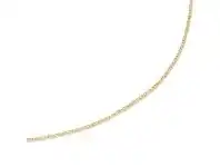 Bevilles Jewellery 9ct Yellow Gold Silver Filled Long Curb Necklace offer