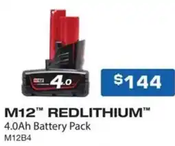 Burson Auto Parts M12 redlithium offer
