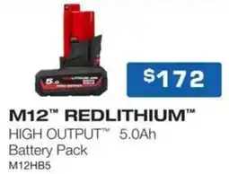 Burson Auto Parts M12 redlithium offer