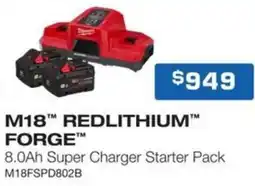 Burson Auto Parts M18 redlithium forge offer