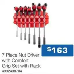 Burson Auto Parts Nut Driver with Comfort Grip Set with Rack offer
