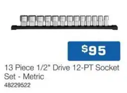 Burson Auto Parts 1/2 drive 12 pt socket set metric offer
