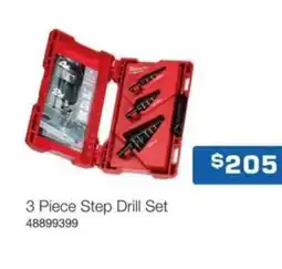 Burson Auto Parts 3 Piece Step Drill Set offer
