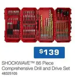 Burson Auto Parts 86 Piece Comprehensive Drill and Drive Set offer