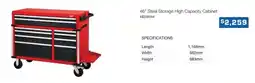 Burson Auto Parts 46" Steel Storage High Capacity Cabinet offer