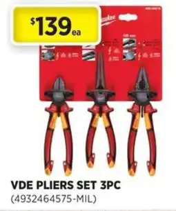 Gasweld Tool Centre Vde pliers set 3pc offer