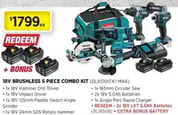 Gasweld Tool Centre 18v brushless combo kit offer