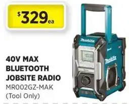 Gasweld Tool Centre 40v max bluetooth jobsite radio offer