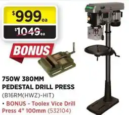 Gasweld Tool Centre 750w 380mm pedestal drill press offer