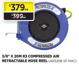 Gasweld Tool Centre 3/8 x 20m r3 compressed air retractable hose reel offer