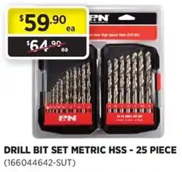 Gasweld Tool Centre Drill bit set metric hss offer