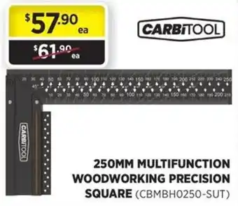 250mm multifunction woodworking precision square