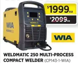Gasweld Tool Centre Weldmatic 250 multi process compact welder offer