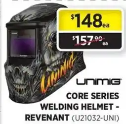 Gasweld Tool Centre Core series welding helmet revenant offer