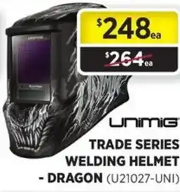 Gasweld Tool Centre Trade series welding helmet dragon offer
