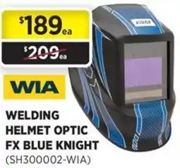 Gasweld Tool Centre Welding helmet optic fx blue knight offer