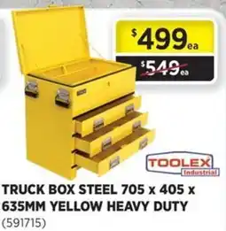Gasweld Tool Centre Truck box steel yellow heavy duty offer