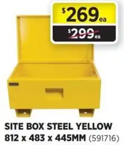 Gasweld Tool Centre Site box steel yellow offer