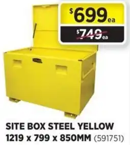 Gasweld Tool Centre Site box steel yellow offer