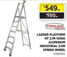 Gasweld Tool Centre Ladder platform ht aluminium industrial spring wheel offer