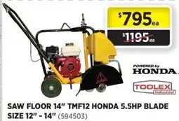 Gasweld Tool Centre Saw floor 14 tmf12 honda 5.5hp blade size 12 14 offer