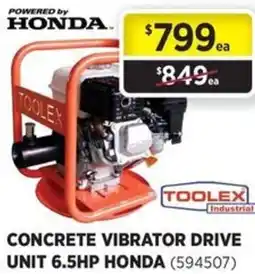 Gasweld Tool Centre Concrete vibrator drive unit 6.5hp honda offer