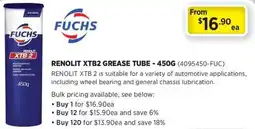 Gasweld Tool Centre Renolit xtb2 grease tube offer