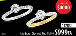 Shiels Lab Grown Diamond Ring offer