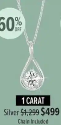 Shiels 1 carat silver offer