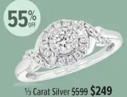 Shiels 1/3 Carat Silver offer