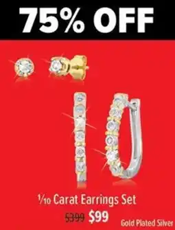 Shiels 1/10 Carat Earrings Set offer