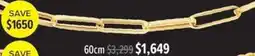 Shiels 9ct chains offer