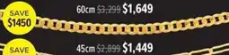 Shiels 9ct chains offer