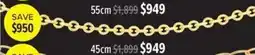 Shiels 9ct chains offer