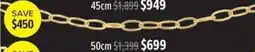 Shiels 9ct chains offer