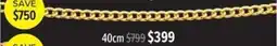 Shiels 9ct chains offer