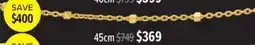 Shiels 9ct chains offer