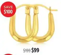 Shiels 9ct Classic Hoops offer