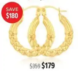 Shiels 9ct Classic Hoops offer