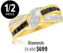 Shiels Natural Saphire Diamonds offer