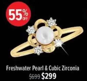 Shiels Freshwater Pearl & Cubic Zirconia offer