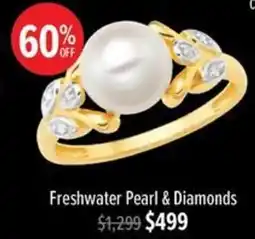 Shiels Freshwater Pearl & Diamonds offer