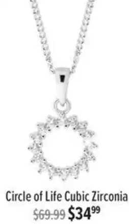 Shiels Circle of Life Cubic Zirconia offer