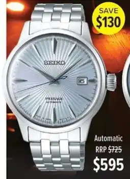 Shiels Seiko offer