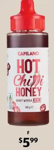 ALDI Capilano Hot Chilli Honey offer