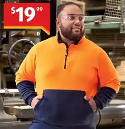 ALDI Men's Work Fleece Top offer