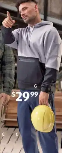 ALDI Men's Water Repellent Hoodie offer