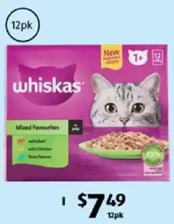 ALDI Whiskas Cat Food offer