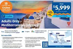 ALDI Adults Only- Mediterranean Odyssey offer