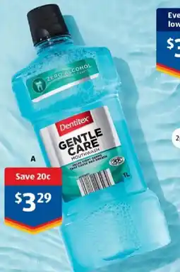 ALDI Dentitex Mouthwash offer